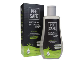 PEESAFE Natural & 100% alcohol free, pH Balanced Intimate Wash For Women With Lemongrass Fragrance- 105ml